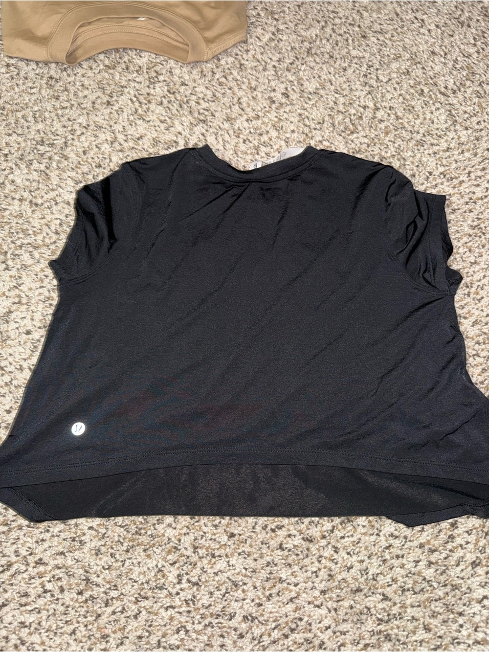 lululemon athletica Black Short Sleeve Pure Barre Top⭐️ Used - like new ⭐️ - Picture 3 of 3